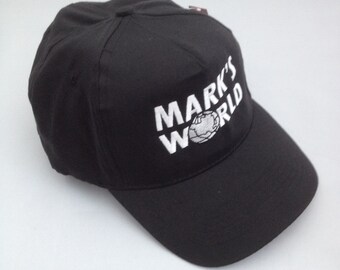 Personalised Wayne's World Embroidered Baseball Cap Add Your Name and Hat Colour