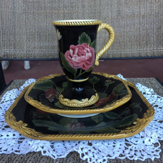 RAYMOND WAITES BALI Three Piece Set by MagnoliaTreeEmporium