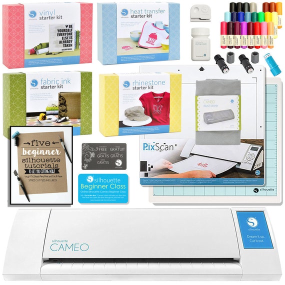 with how sketch silhouette cameo to Silhouette V2 Bundle Transfer with Touch Vinyl Heat Kit, Screen Cameo