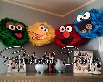 Sesame Street Character Pom Poms