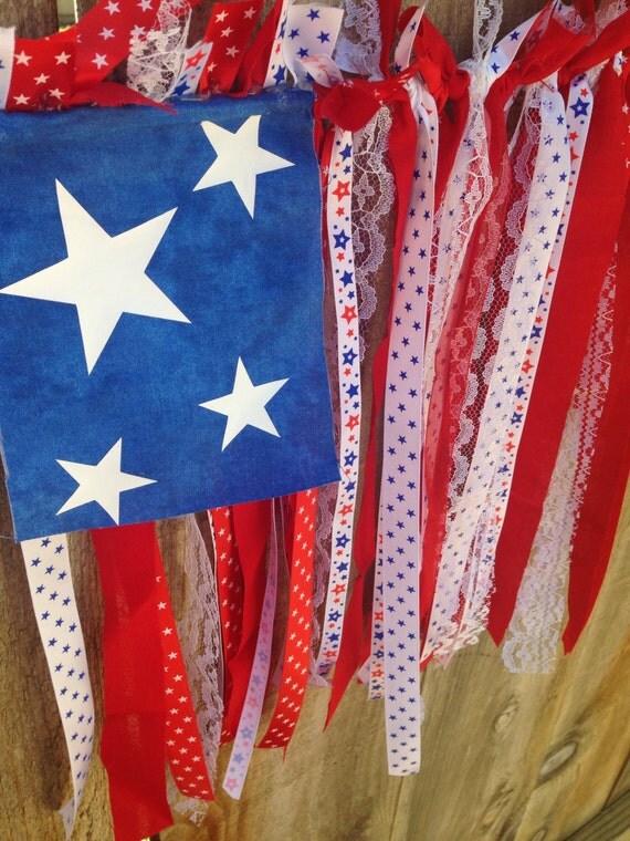 American Flag Ribbon Flag Ribbons USA Flag Patriotic Home