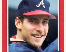 John Smoltz Lykes Trading Card / Braves / Vintage / 90s / Atlanta Braves / ...