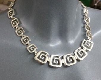 Necklace silver necklace 925 meander design SK501