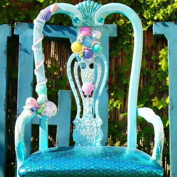 Little Mermaid accent chair perfect for a girl room full of