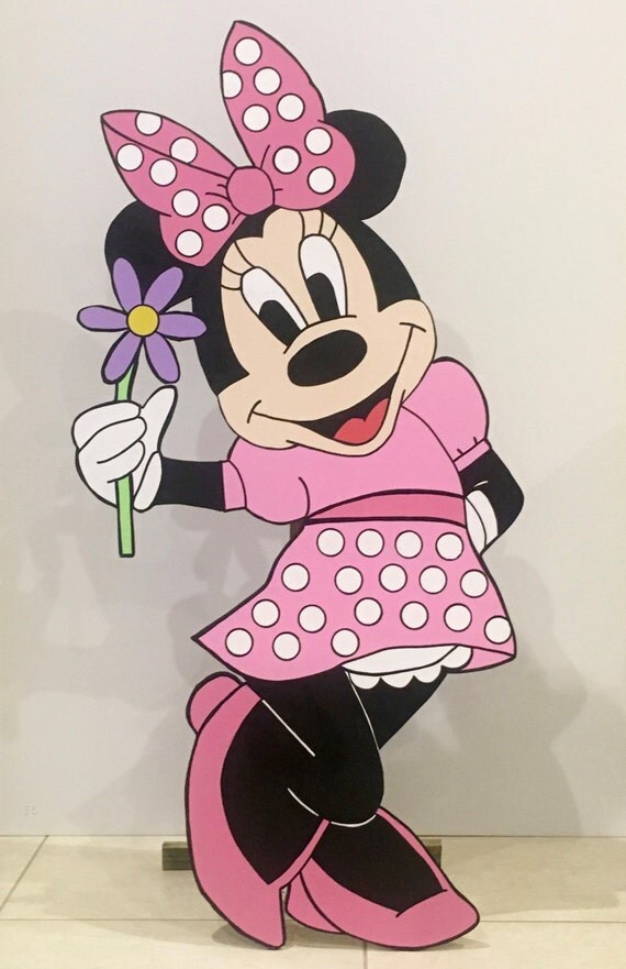 Minnie Mouse Wood Cutout Minnie Mouse Birthday Party Minnie Mouse