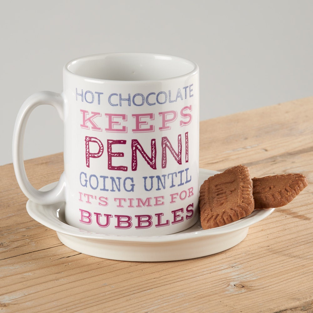 Keep Going Personalised Mug For Her-personalised mug for mum-personalised mug for best friend-time for wine mug-time for prosecco mug