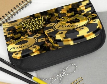 Personalised poker card protectors
