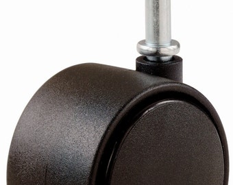 2" Inch Office Chair Caster Wheel, 5/16" Stem, 75 Lb Load Capacity
