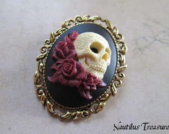 Items Similar To Victorian Brooch Pearl Brooch Gothic Brooch With
