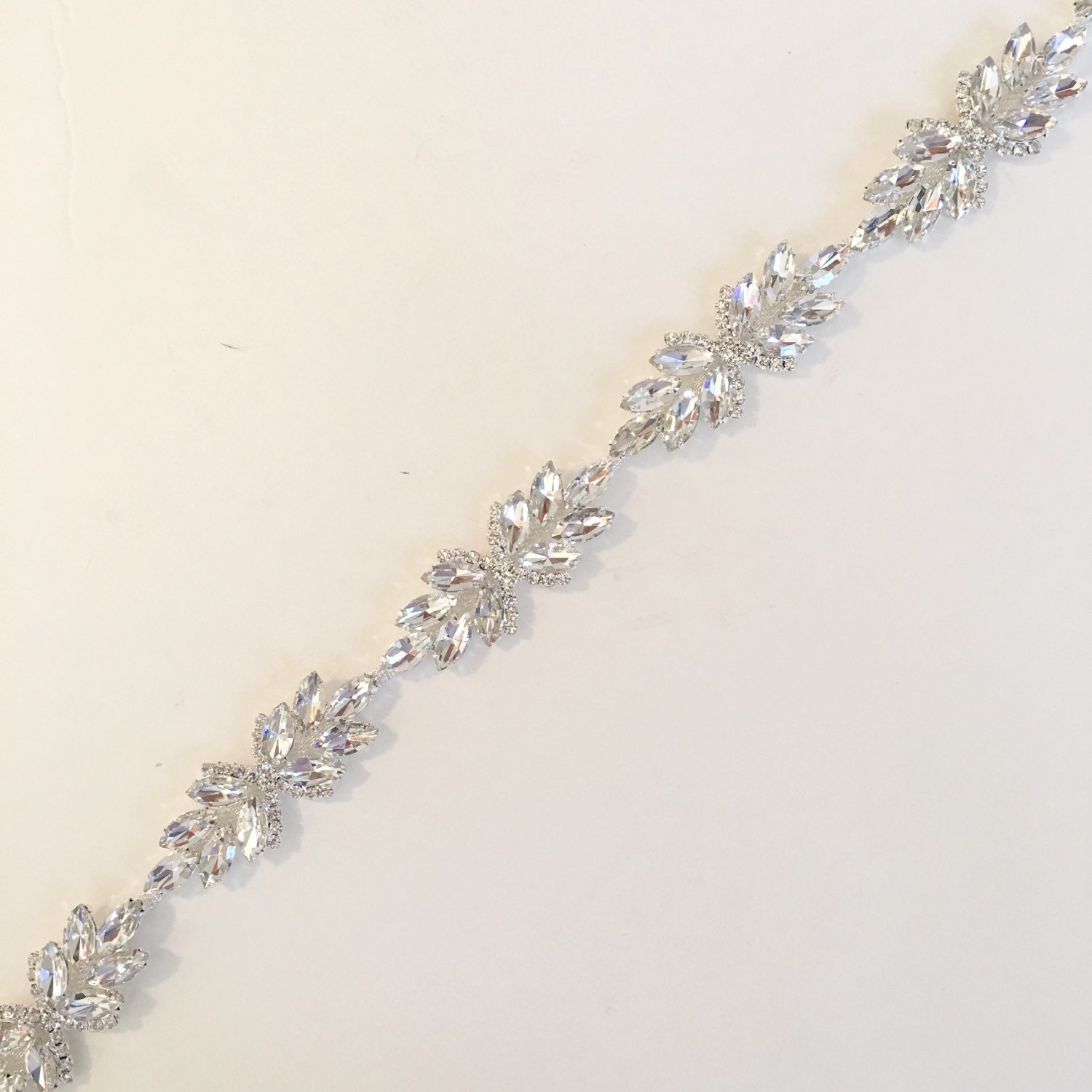 Crystal Rhinestone Trim by the Yard Wholesale Bridal Trim