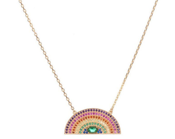 Large Rainbow Necklace