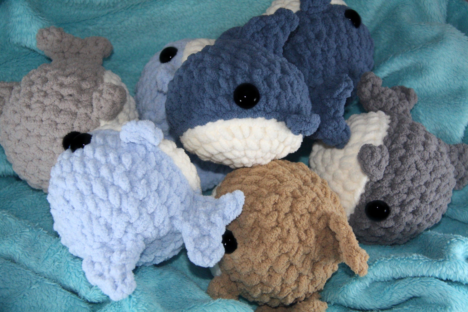 round shark plush