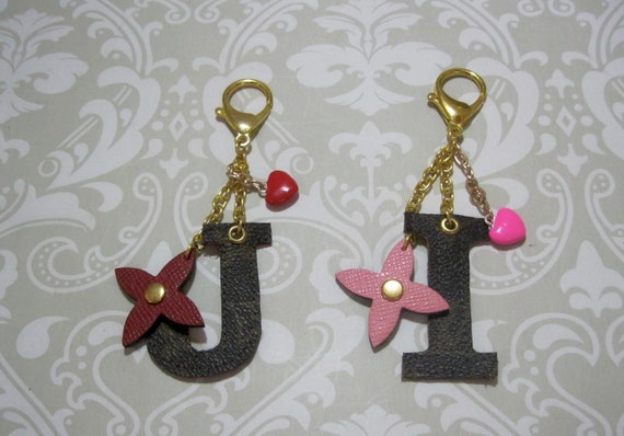 Louis Vuitton Upcycled Bag Charm Alphabet Charms