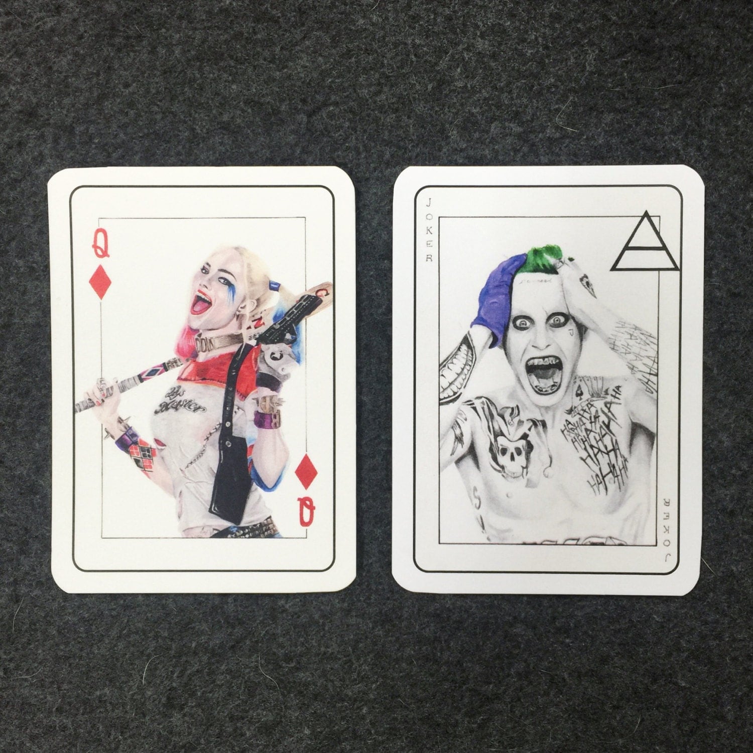 Joker and Harley Quinn Playing Cards