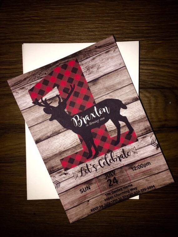 Lumberjack Birthday Card