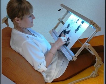 Cross Stitch Stand with illumination Universal Needlepoint Hand embroidery Frame Standard