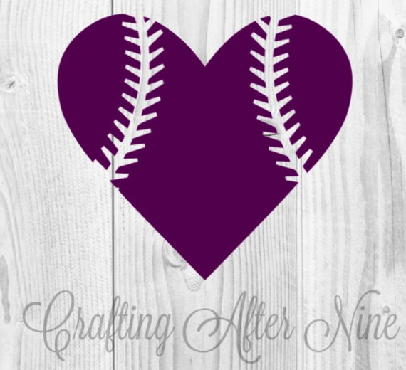 Free Free 63 Silhouette Baseball Heart Svg Free SVG PNG EPS DXF File