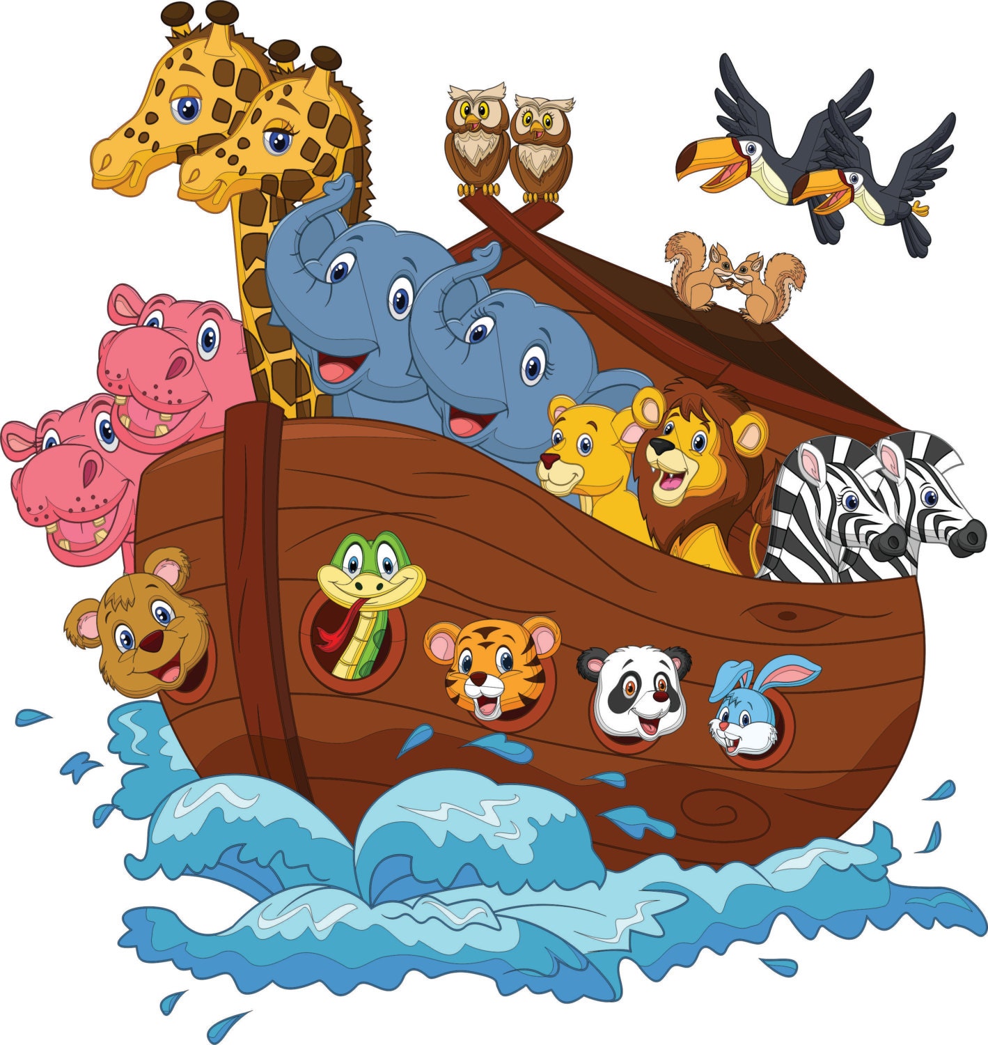Noah's Ark Wall Decal/ Nursery Decor