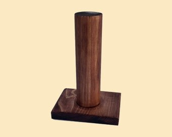 Solid Wood Bracelet Holder, Wooden Vertical Bangle Bracelet Stand, Jewelry Organizer, 10 Color choices