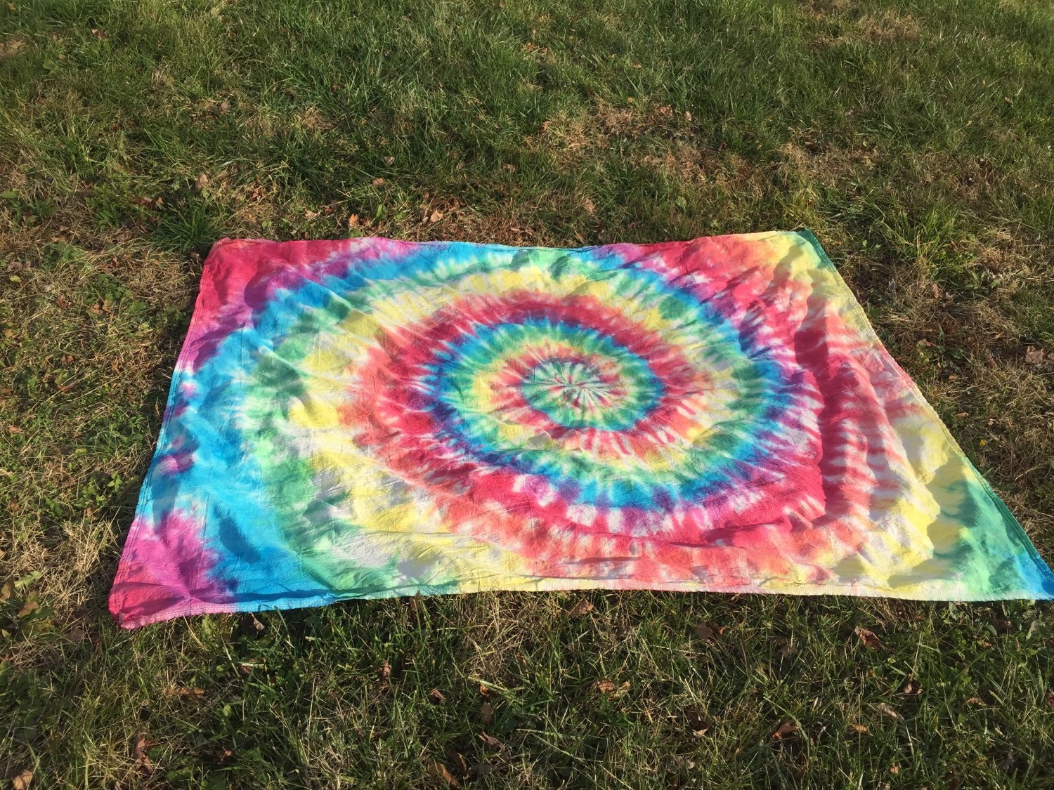 Custom Tie Dye Blankets by UniquelyTwistedDyes on Etsy