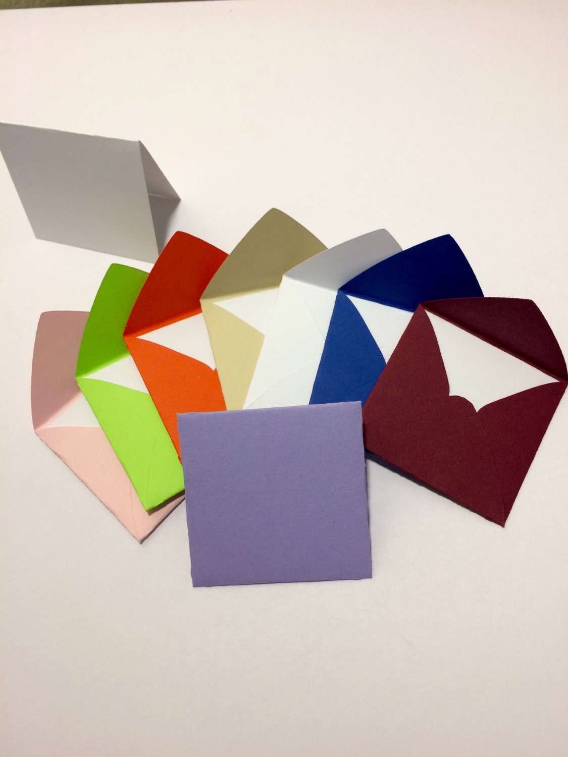 Small square envelopes with cards 2x2