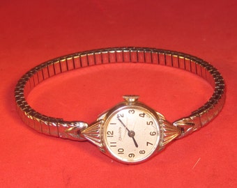 Montre Vintage Mouvement BULOVA 10MB Président Des Années 50 Largeur De 25,5MM e Montre Vintage Mouvement BULOVA 10MB Président Des Années 50 Largeur De 25,5MM e