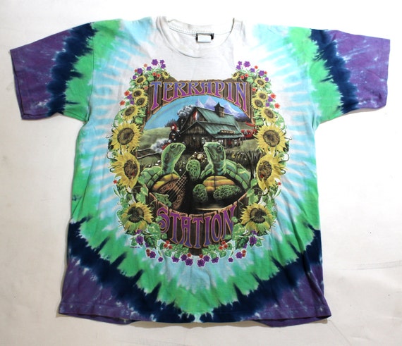 Vintage 1990's Tie Dye Grateful Dead Terrapin Station