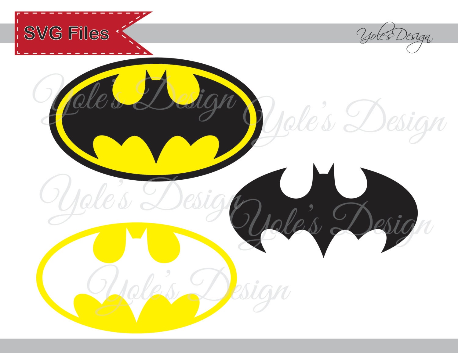 Download INSTANT DOWNLOAD Batman Logo Costume Badge Layered by ...