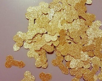 SALE! Penis Party Confetti- Gold Glitter, Multiple Colors, Custom- Bachelorette Party, Hen Party, Penis Party, Same Penis Forever
