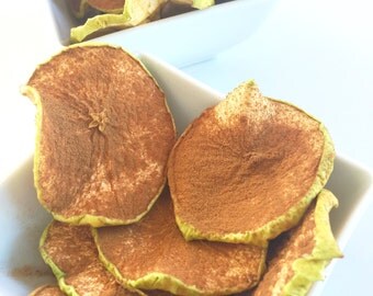 Organic Dried Cinnamon Apple Slices No Sugar Added Oil Free