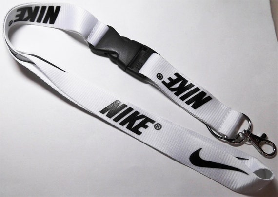 NIKE Black On White Breakaway Lanyard