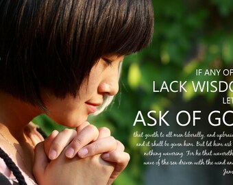 2017 "Ask of God" POSTER - Prayer - Young Men/Women - LDS