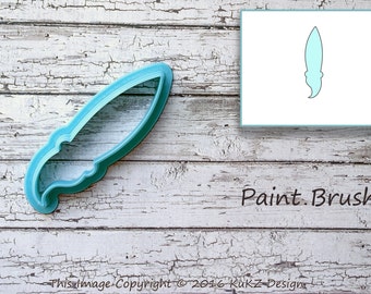 Paint brush cookie cutter / Paint cookie cutter / brush cookie cutter / Paint brush fondant cutter / Cookie cutters / fondant cutters