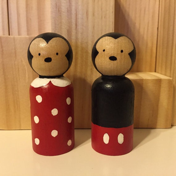 mickey mouse peg doll