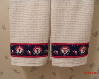 Texas Rangers Bath Towels & Shower Curtain Set, Father's day Gift. Birthday Gift, Housewarming Gift