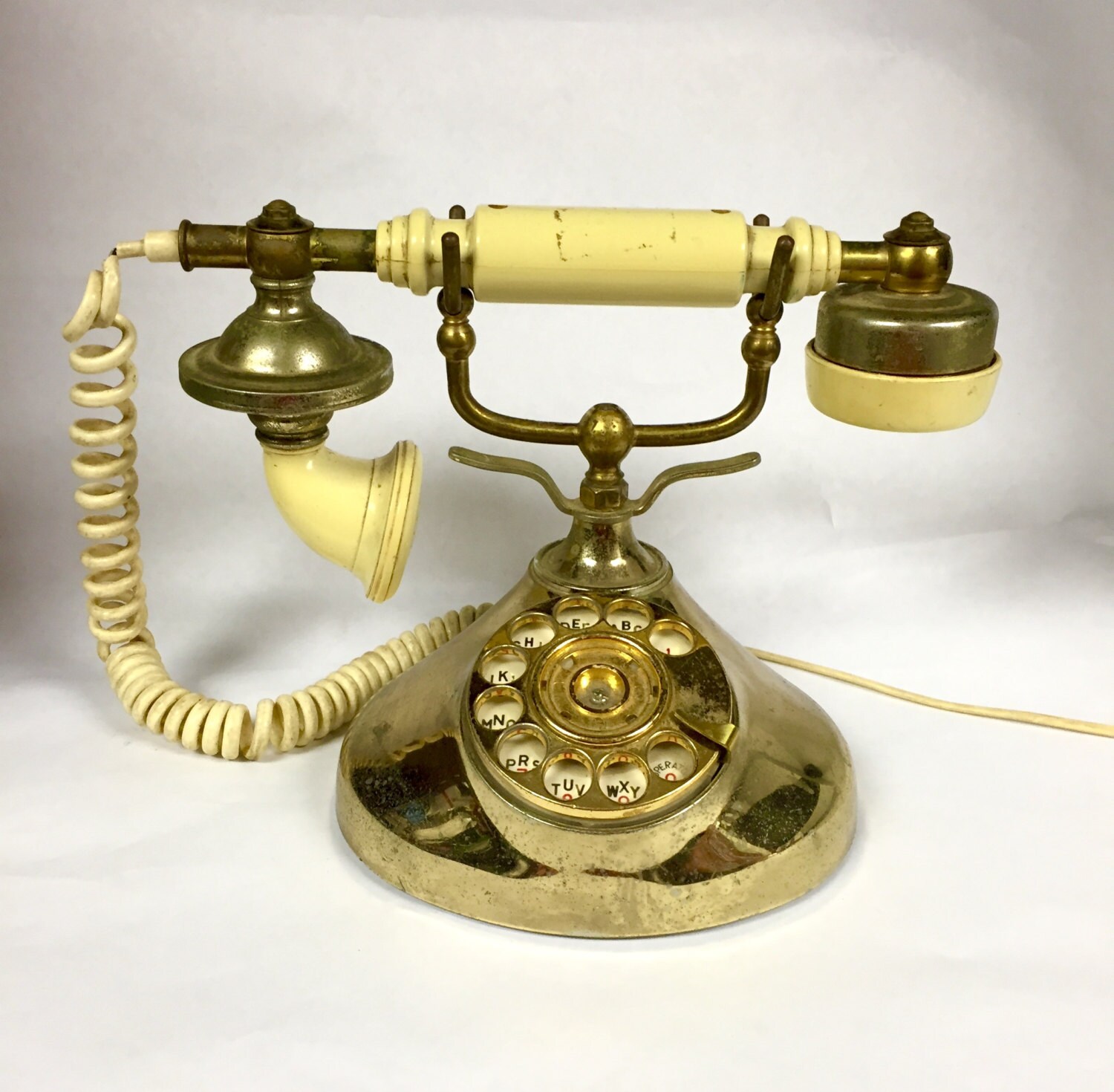 Vintage French Style Fashion Rotary Telephone