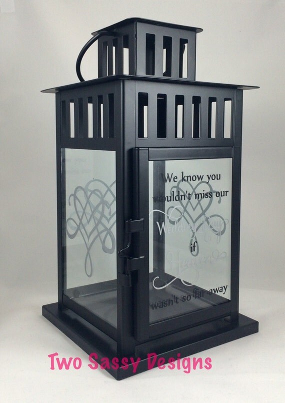 Memory Lantern Wedding Lantern Memory Table Wedding Candle