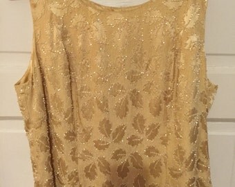 gold evening blouses