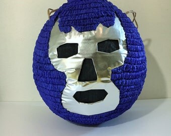 Blue demon ( Mexican wrestler) Pinata