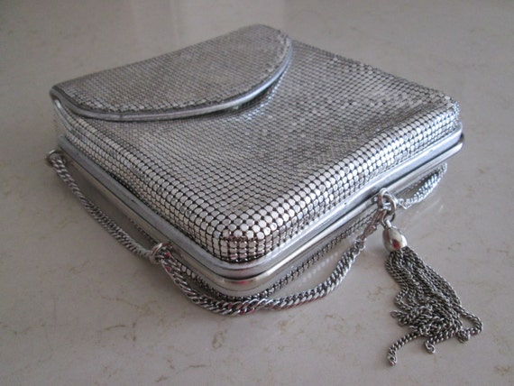 oroton mesh purse