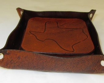 Coasters - Texas State leather coasters