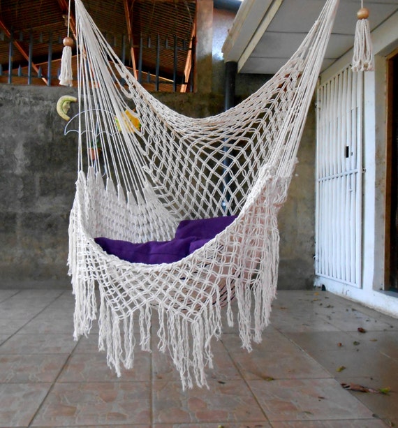 Swing chair Macrame special by HangandSwing on Etsy
