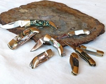 Jewelry Knives - 1 " - 1 1/2" Miniature Knives, Knife Jewelry, Rough Rider, Folding Pocket Knife, Jewelry Making