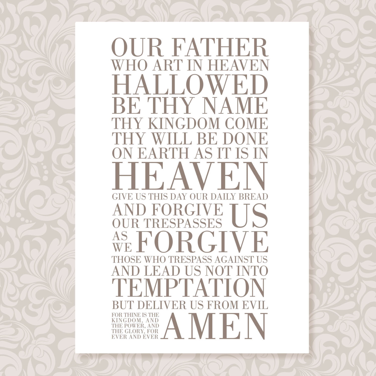 Download Our Father Prayer