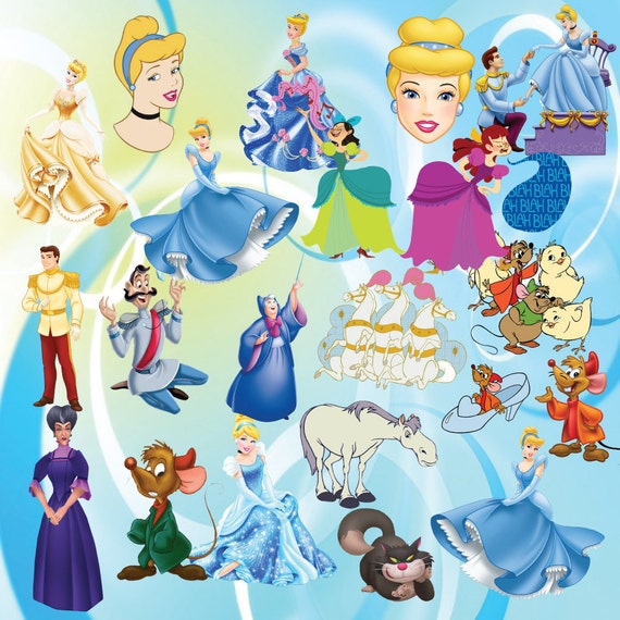 Buy2get1forfree 77 Cinderella Clipartbonus 10 By Magicclipart001