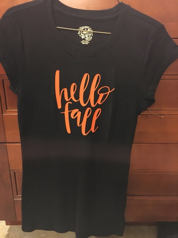 cute fall vinyl shirts