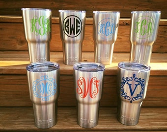 RTIC Cup Decal, Customized Decal, Custom Personalization, Car Decal, Window Decal