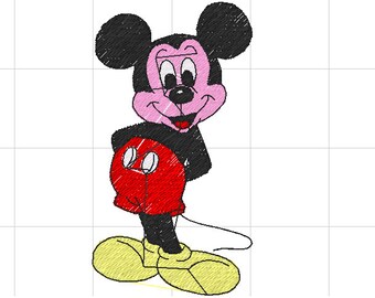 Mickey mouse embroidery design , baby design disney , pes,xxx,dst,exp,hus,jef