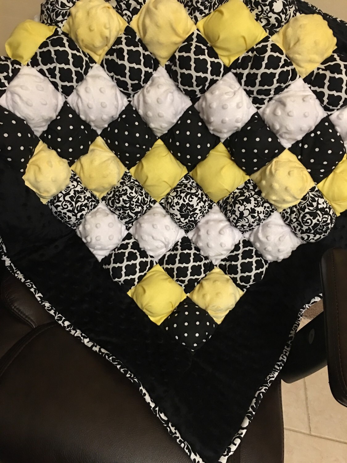 Puff Quilt by PrissysCustomFabrics on Etsy