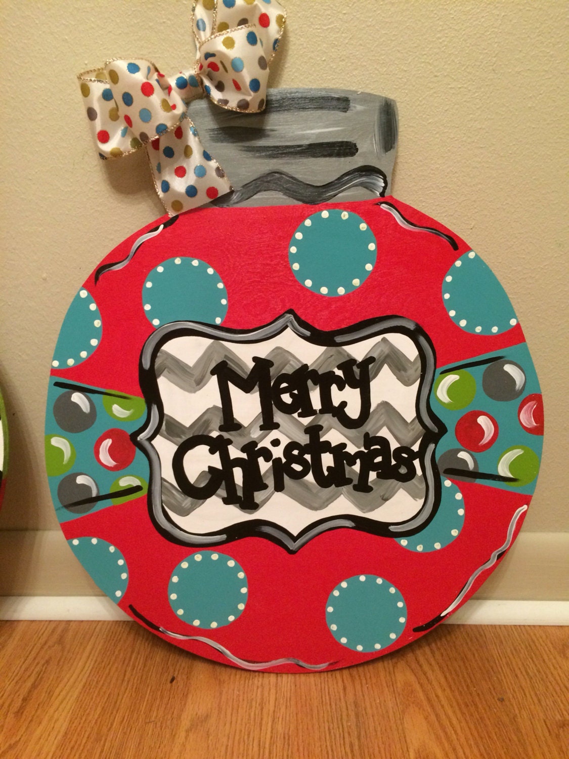 Merry Christmas ornament door hanger Ornament door hanger